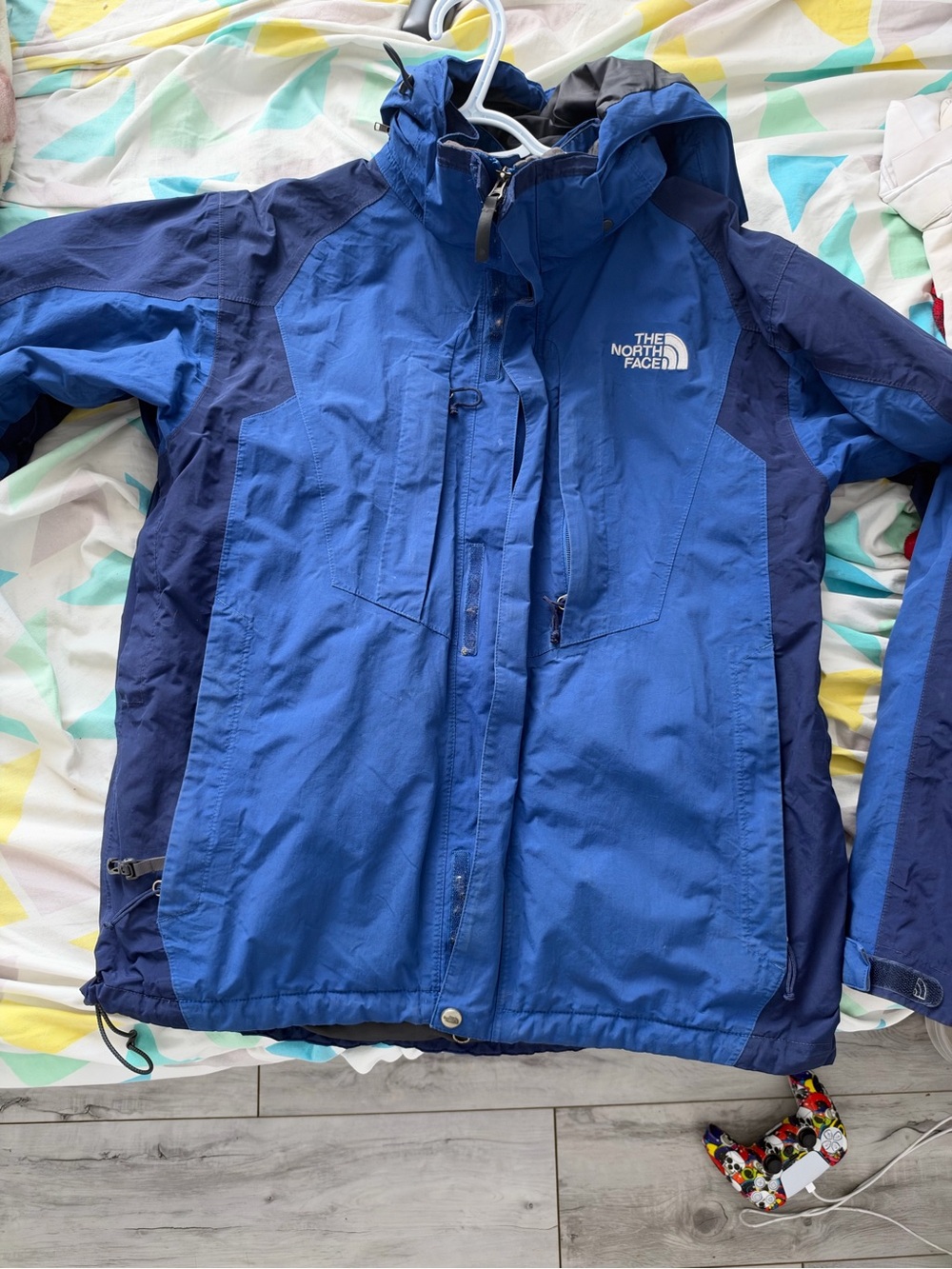 The North Face Kids Blue Two-Tone Rain Jacket